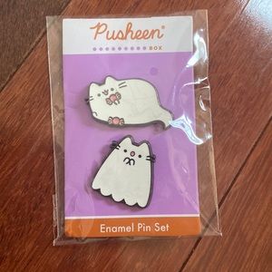 Pusheen Ghost Enamel Pin Set